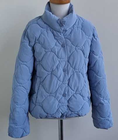 Zara lichtblauw winter jack mt. 152