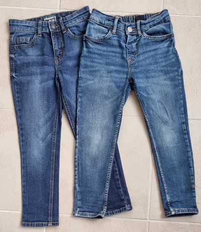 Kiabi/H&M 2 jeans mt. 110